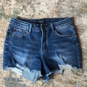 Judy Blue Distressed Shorts Like New Size M